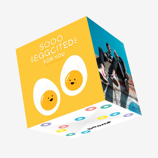 Sooo Eggcited! Confetti-exploding Greetings Card