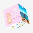 Happy Father's Day From Your Cute Rabbit Confetti-exploding Greetings Card