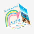 Loveliest Auntie Confetti-exploding Greetings Card
