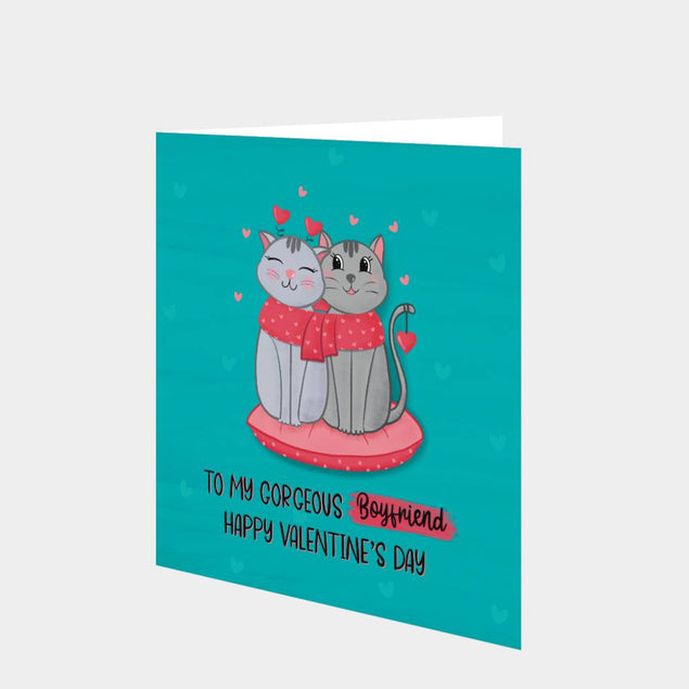 To My Gorgeous Boyfriend Card