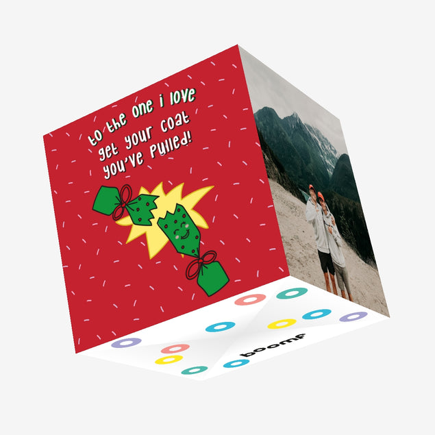You've Pulled Merry Christmas Confetti-exploding Greetings Card