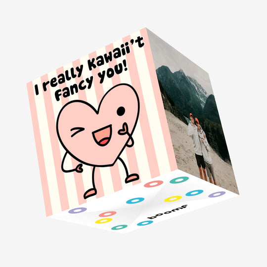 I Really Kawaii't Fancy You! Confetti-exploding Greetings Card