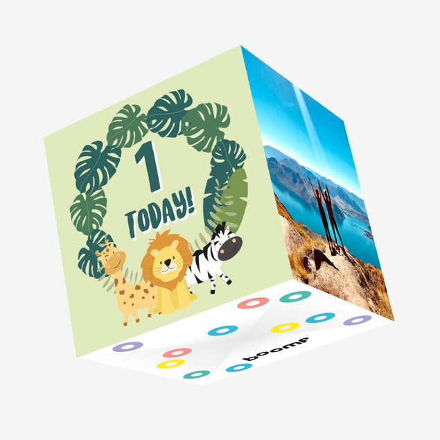 1 Today! Confetti-exploding Greetings Card