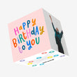 Colourful Letters Birthday Confetti-exploding Greetings Card
