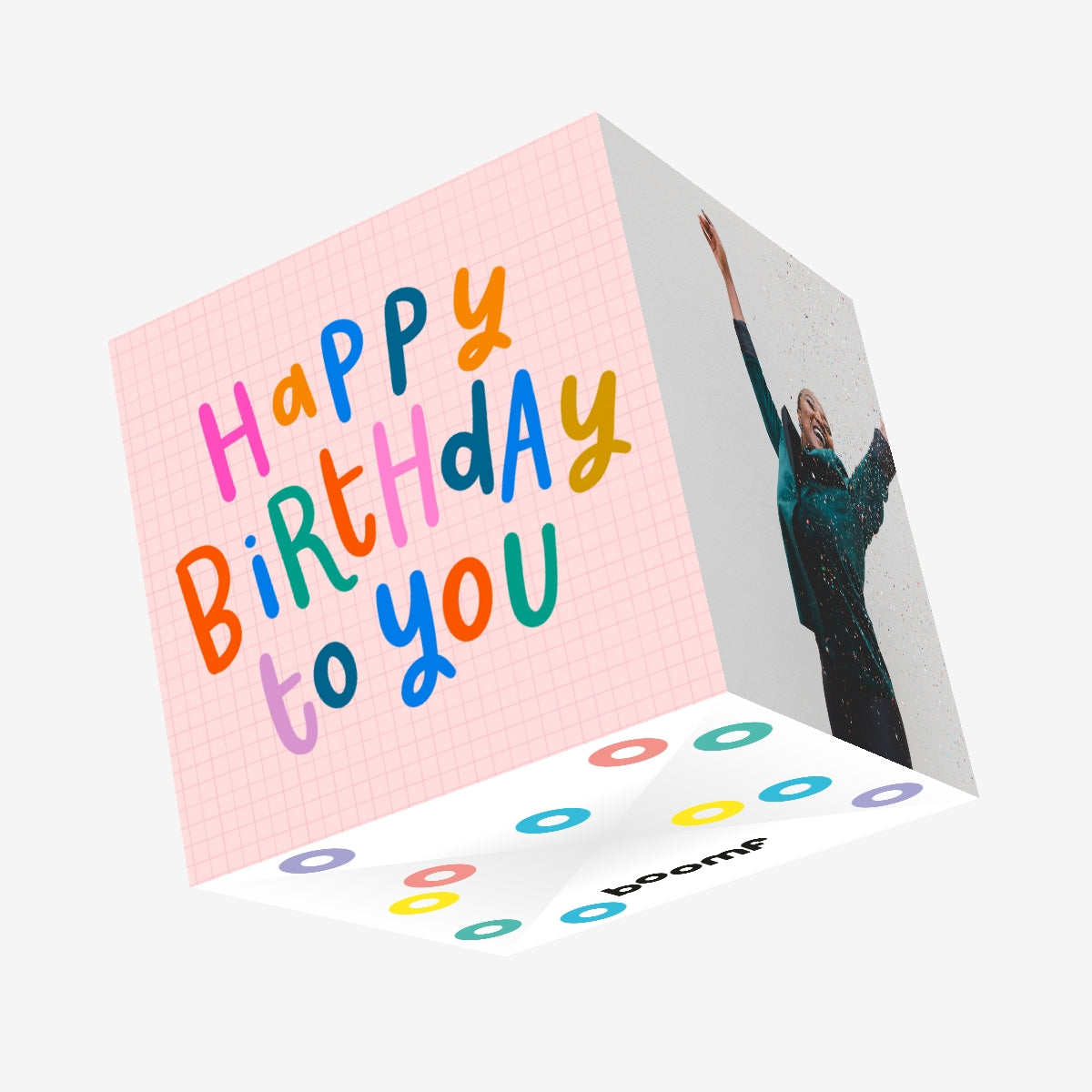 Exploding Birthday Letters Colourful Letters Birthday Confetti-exploding Greetings Card – Boomf