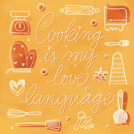 Cooking Is My Love Language Card