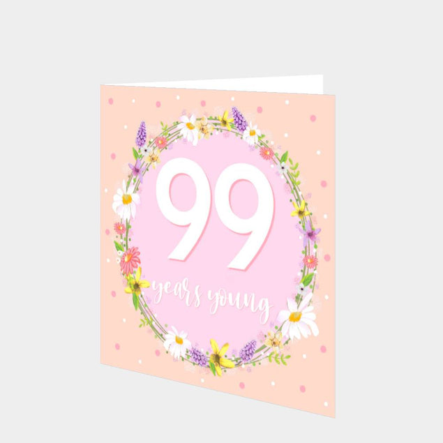 99 Years Young Card