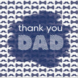 Thank You Dad Moustache Card