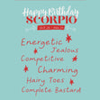 Funny Scorpio Birthday - 1