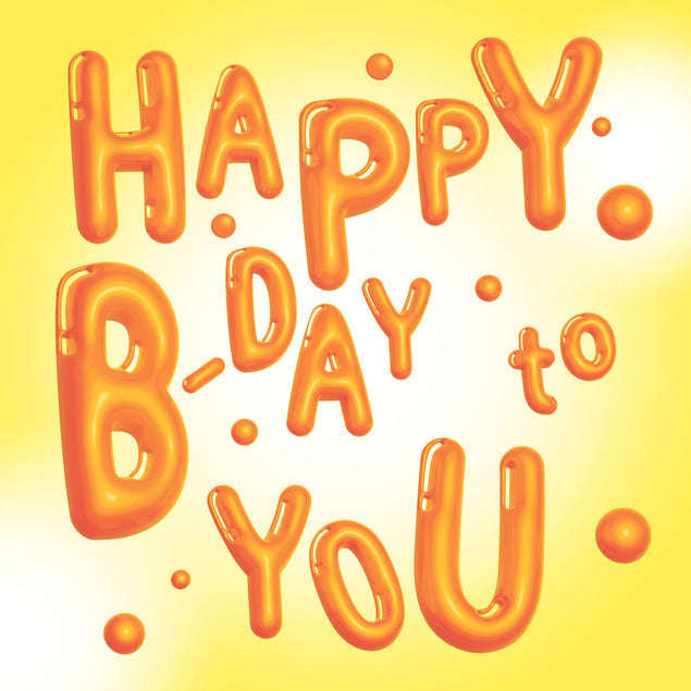 Cool Bright Letters Happy Birthday