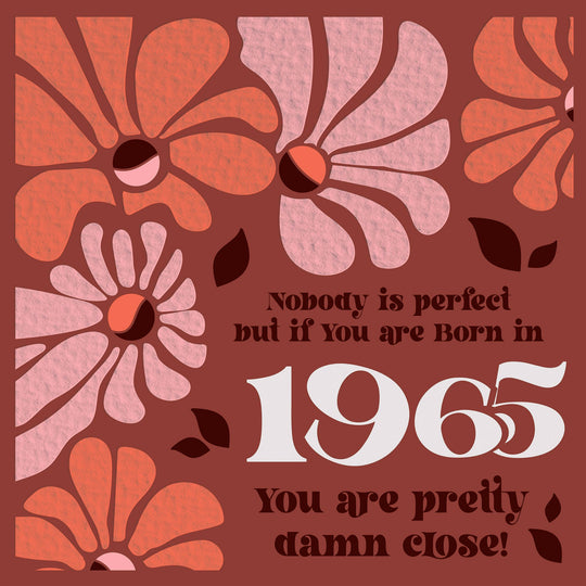 Happy Birthday Baby Boomer 1965 Card