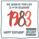The Album Of your Life 1983 Birthday Card