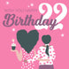Wish You Happy 22nd Birthday Card