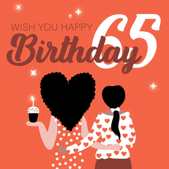 Wish You Happy 65th Birthday Card