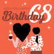 Wish You Happy 68th Birthday Card