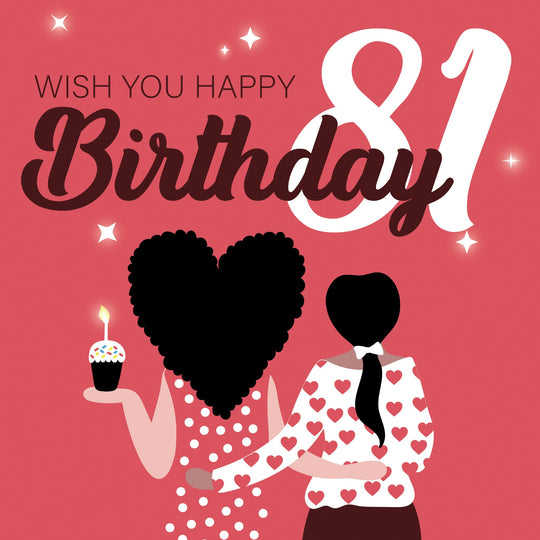 Wish You Happy 81st Birthday Card