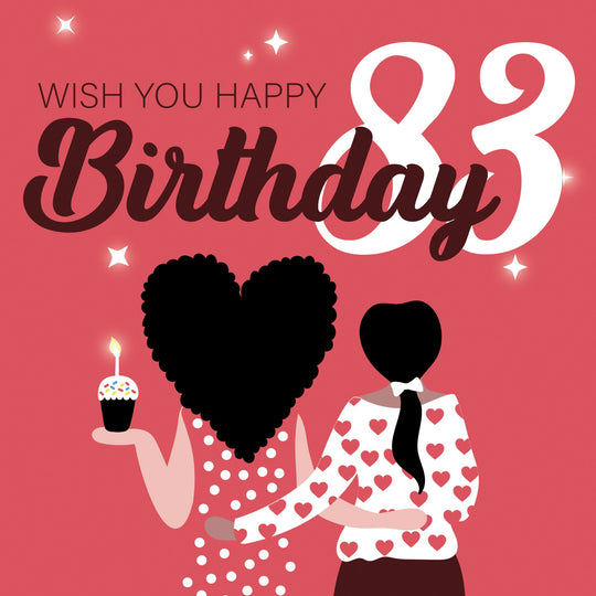 Wish You Happy 83rd Birthday Card