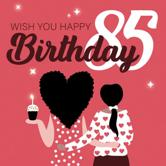 Wish You Happy 85th Birthday Card