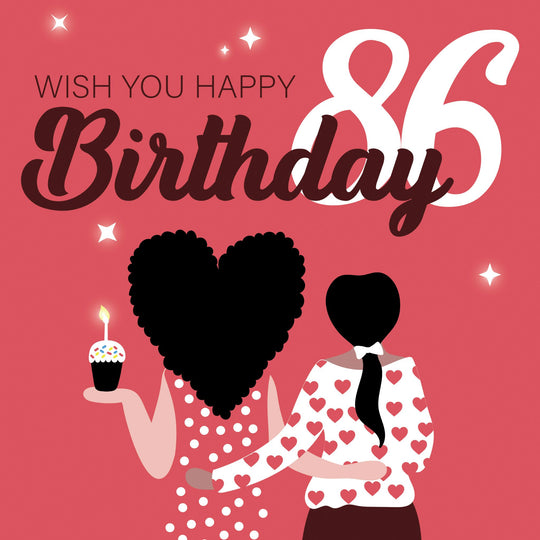 Wish You Happy 86th Birthday Card