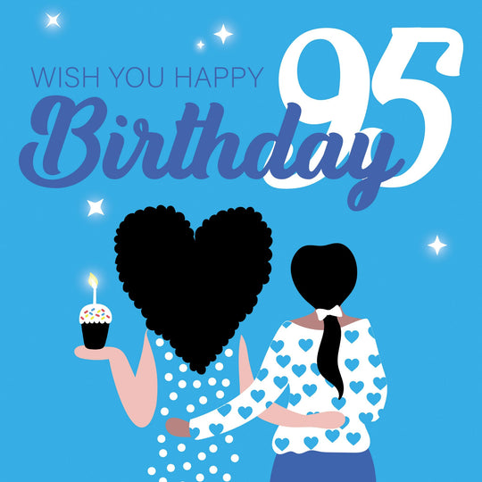 Wish You Happy 95th Birthday Card