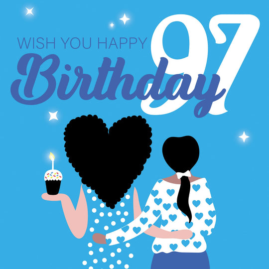 Wish You Happy 97th Birthday Card