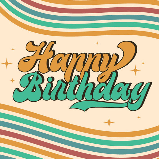 Happy Birthday Vintage Card