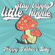 Little Hippie Father's Day Card