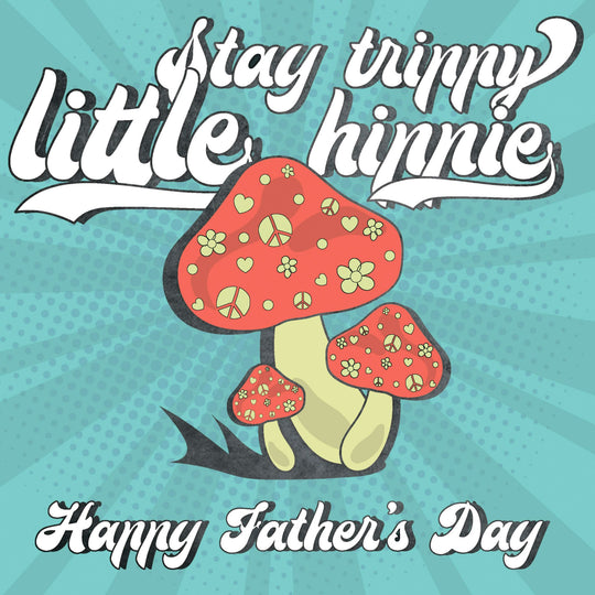 Little Hippie Father's Day Card