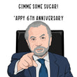 Sugar Anniversary Card