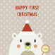 Polar Bear Happy 1st Christmas