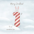 Merry First Christmas To Our Wonderful Son Cute Bunny Season_Christmas Recipient_For Son Seo_First

