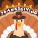 Happy Thanksgiving Turkey In A Hat
