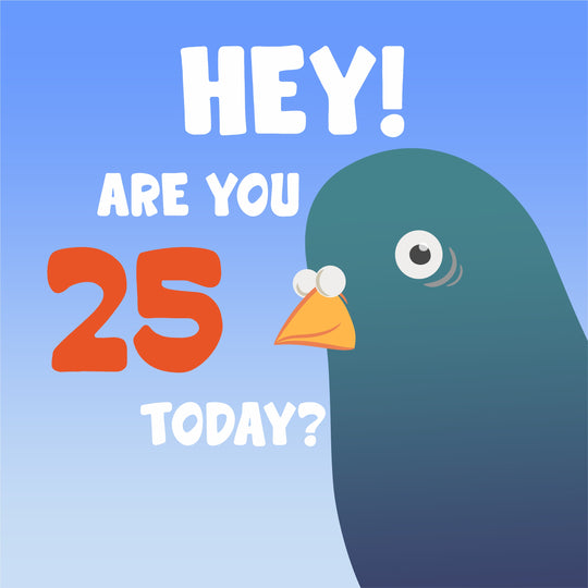 Happy 25th Birthday Pigeon