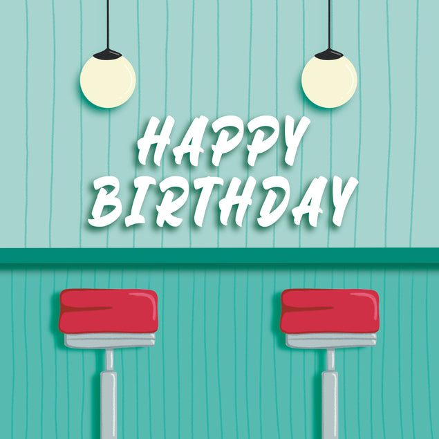 Happy Birthday Retro Cafe