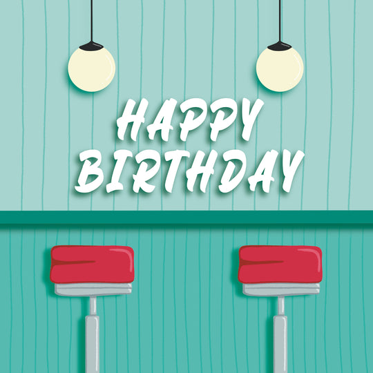 Happy Birthday Retro Cafe