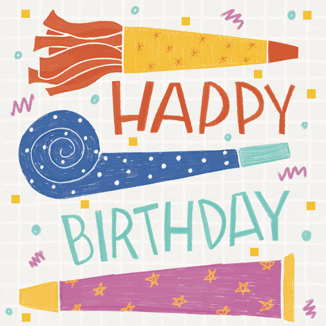 Painted Happy Birthday Fifes