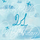 Blue Planes In The Sky Happy 21st Birthday