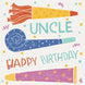 Cute Colorful Party Kit Happy Birthday Uncle