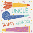 Cute Colorful Party Kit Happy Birthday Uncle