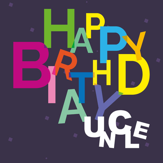 Happy Birthday Uncle Card