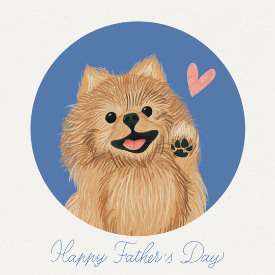 Happy Pomeranian Father's Day!