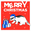 Badger With Gifts Merry Christmas Card Season_Christmas Seo_Badger