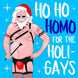 Ho-Ho Homo For The Holi-Gays Christmas Card