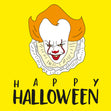 Very Creepy Clown Happy Halloween