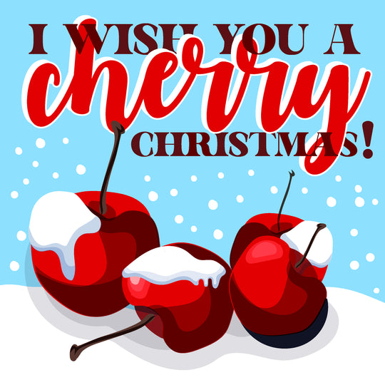 I Wish You A Cherry Christmas Card