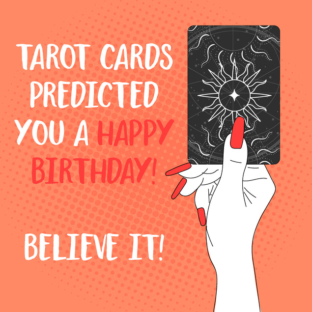 Tarot Cards Happy Birthday