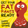 Happy Thanksgiving Funny Turkey
