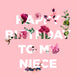 Simple Floral Pink Happy Birthday Niece