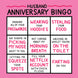 Happy Anniversary Husband Bingo Card