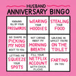 Happy Anniversary Husband Bingo Card Occasion_Anniversary Occasion_Wedding Anniversary Style_Funny